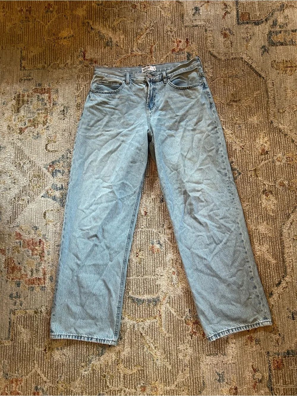 Garage Light Blue Women’s Straight-Leg Jeans